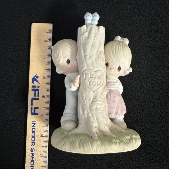 Vintage Thee I Love 1979 Precious Moment Figurine Collectible Home Deco Boy Girl - Picture 6 of 8